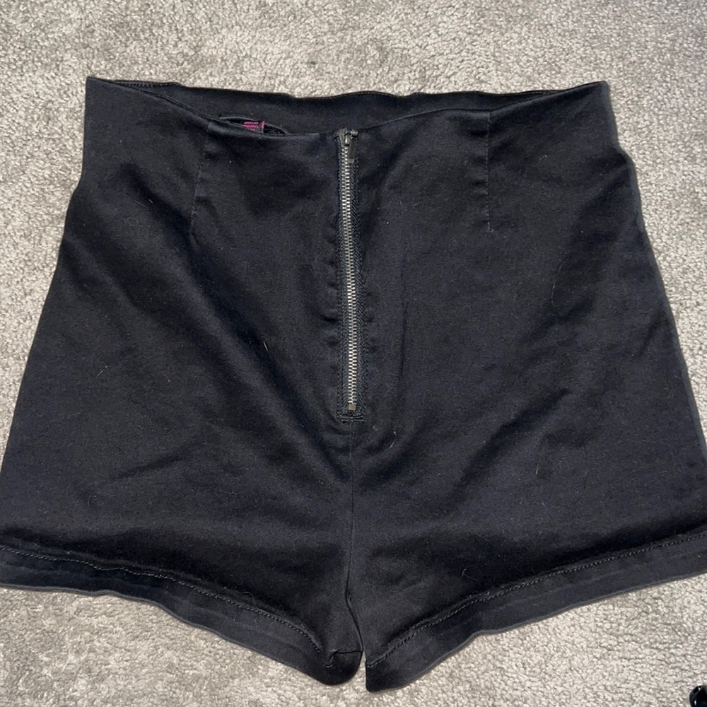 Black Womens Small Laced Up Back